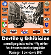 Desfile Nacional del Auto Antiguo Zacatecas 2017
