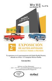 2da. Exposición de autos antiguos en Outlet Puebla Premier