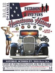 4th Annual Patriots and Paws 'Hometown Heroes' Car and Motorcycle Show