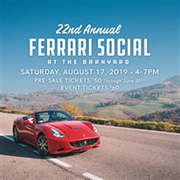 Ferrari Social at The Barnyard 2019