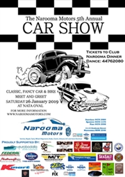 The 2019 Fifth Annual Narooma Motors Car and Bike Show