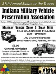 27th Annual Military Vehicle Show and Swap Meet