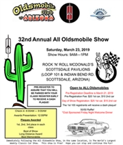 32nd Annual Arizona All Oldsmobile Show
