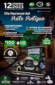 Día Nacional del Auto Antiguo Chiapas