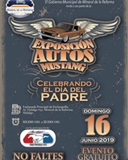 Exposición Autos Mustang Celebrando el Día del Padre 2019