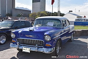 Calificación de 1955 Chevrolet Bel Air 2 Door Sedan - Desfile Monterrey Día Nacional del Auto Antiguo