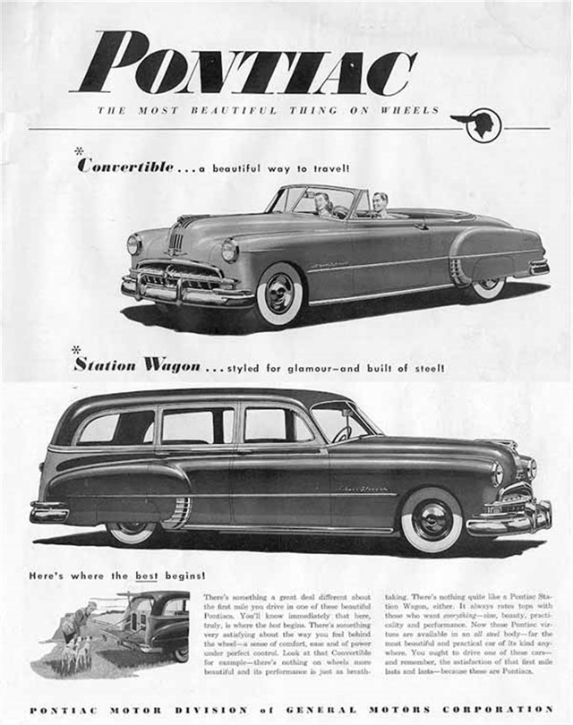 Pontiac Varios 1950 #297 publicidad impresa