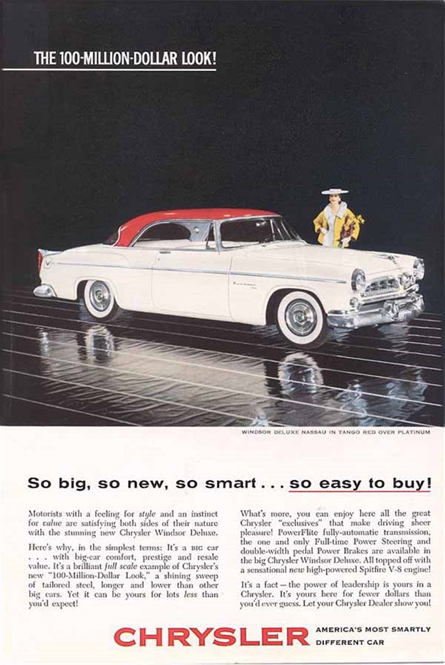 Chrysler Windsor 1955 #397 publicidad impresa