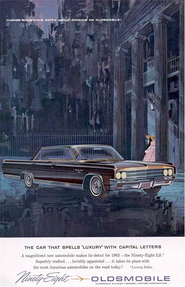 Advertising of Oldsmobile 98 1963 #709