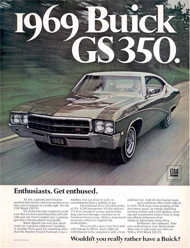 Buick Riviera 1969 #809 publicidad impresa