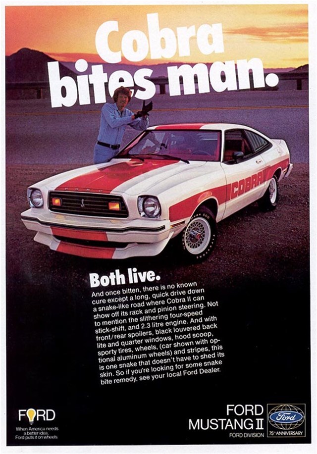 Ford Mustang 1978 #1106 publicidad impresa