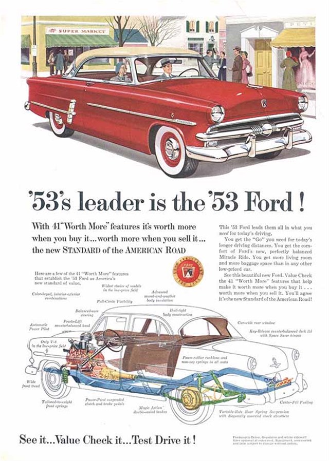 Ford Varios 1953 #200 publicidad impresa