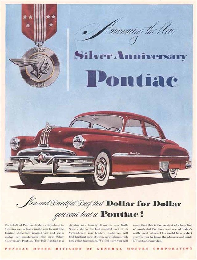 Pontiac Varios 1951 #298 publicidad impresa