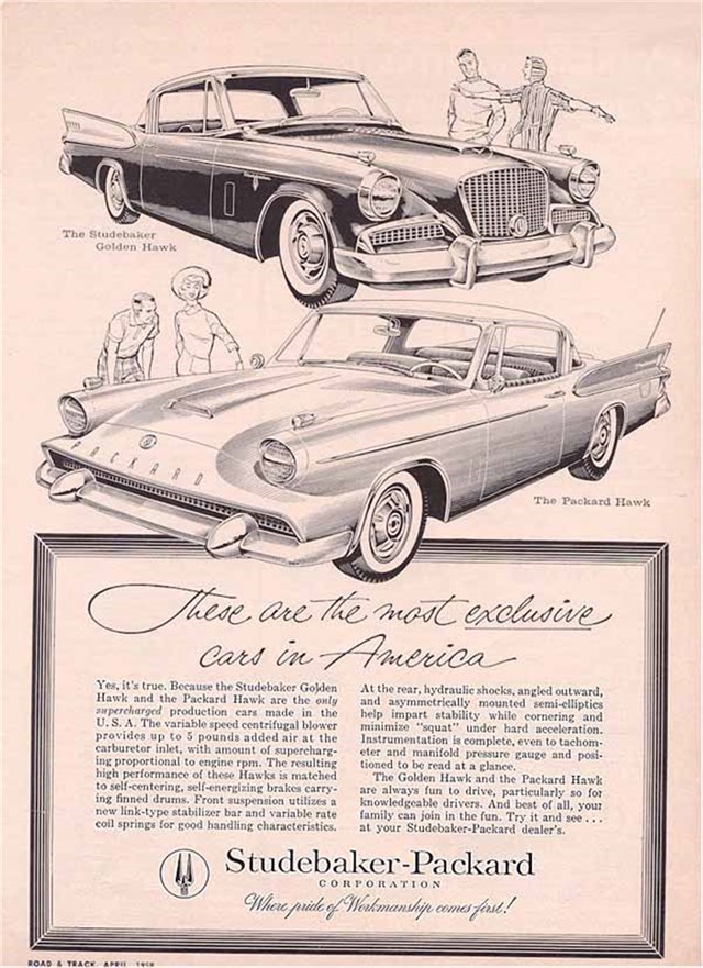 Studebaker Varios 1958 #528 publicidad impresa