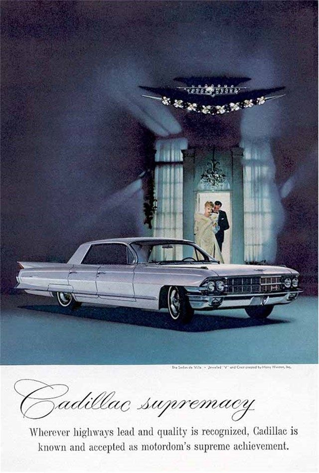 Cadillac de Ville 1962 #610 publicidad impresa