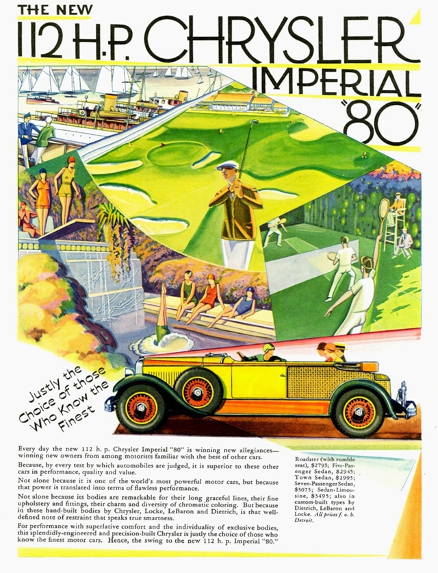 Advertising of Chrysler Imperial 1928 #1269