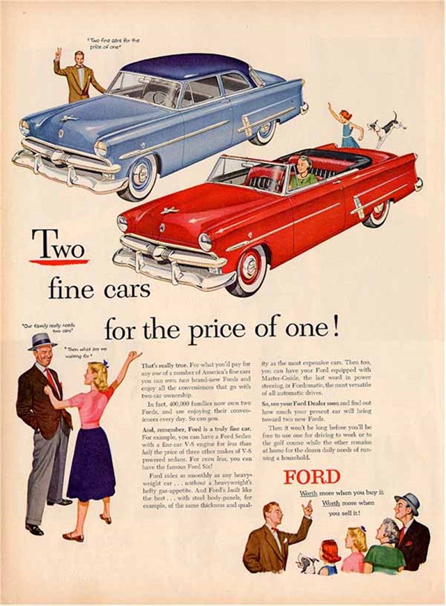 Ford Varios 1953 #201 publicidad impresa