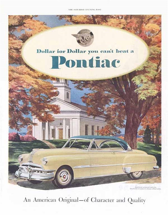 Pontiac Varios 1951 #299 publicidad impresa