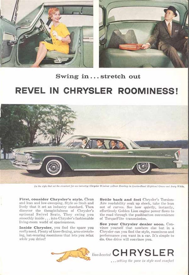 Chrysler Windsor 1959 #499 publicidad impresa