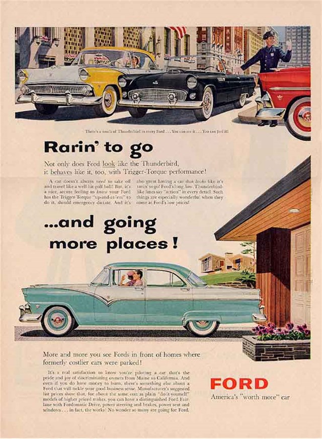 Ford Varios 1955 #4 publicidad impresa