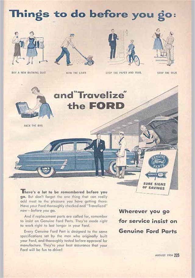 Ford Varios 1954 #202 publicidad impresa