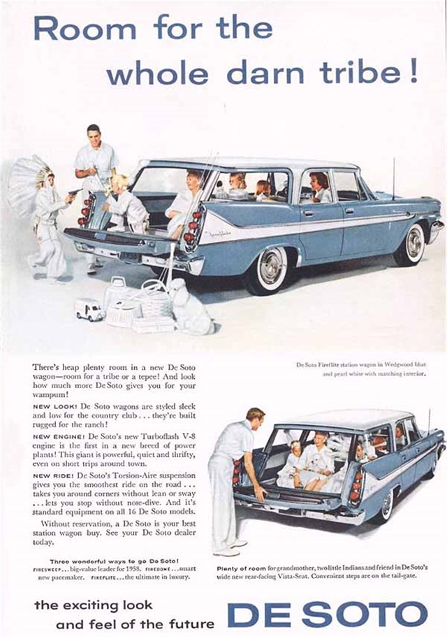 DeSoto Fireflite 1958 #500 publicidad impresa