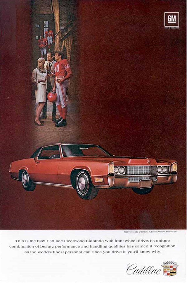 Cadillac Eldorado 1969 #812 publicidad impresa