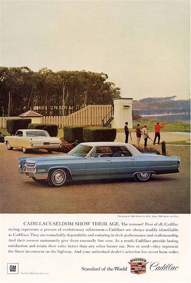 Cadillac de Ville 1966 #1012 publicidad impresa