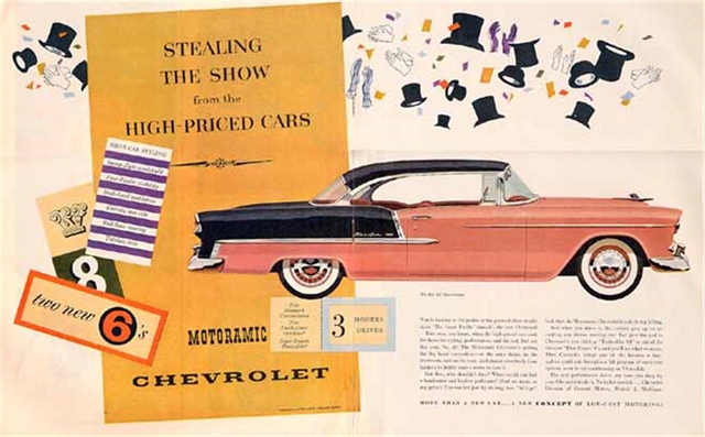 Chevrolet Bel Air 1955 #105 publicidad impresa