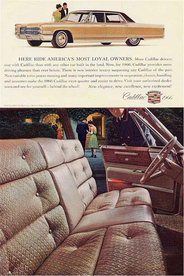 Cadillac de Ville 1966 #1013 publicidad impresa