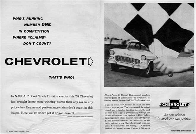 Chevrolet Varios 1955 #106 publicidad impresa
