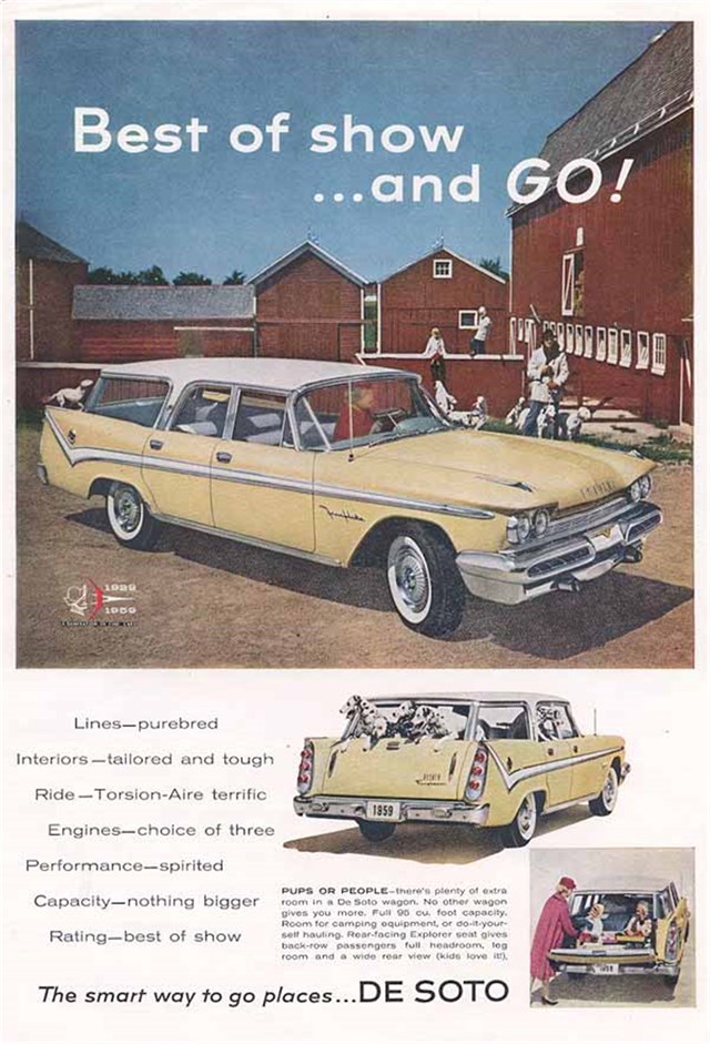 DeSoto Fireflite 1959 #502 publicidad impresa