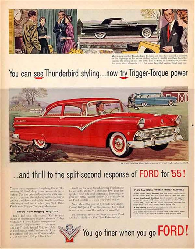 Ford Varios 1955 #7 publicidad impresa