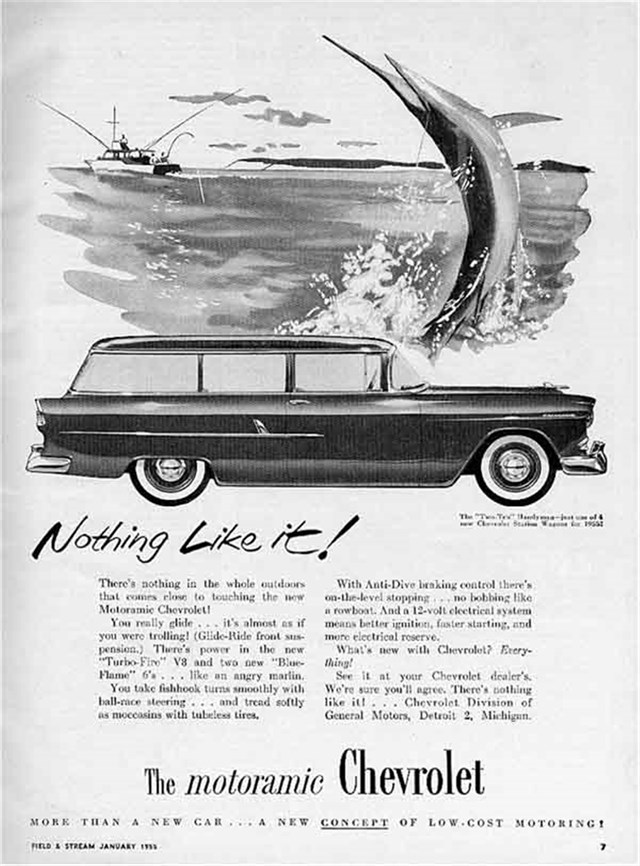 Chevrolet Nomad 1955 #107 publicidad impresa