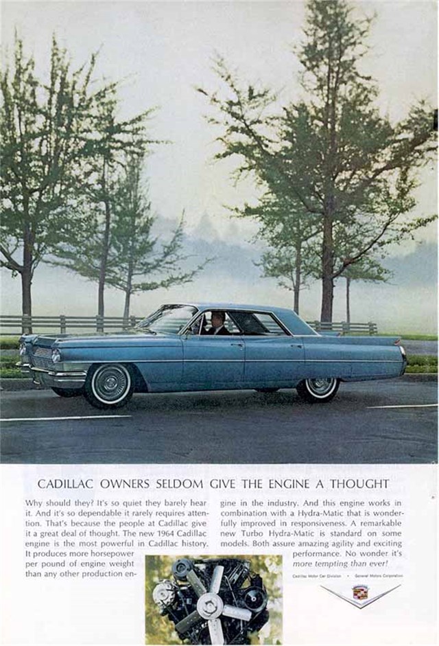 Cadillac de Ville 1964 #615 publicidad impresa