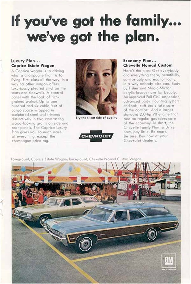 Chevrolet Varios 1968 #815 publicidad impresa