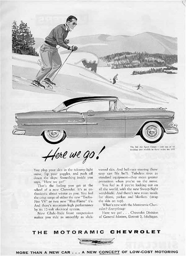 Chevrolet Bel Air 1955 #108 publicidad impresa