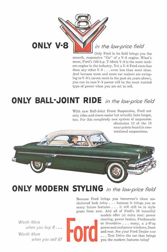 Ford Varios 1954 #205 publicidad impresa
