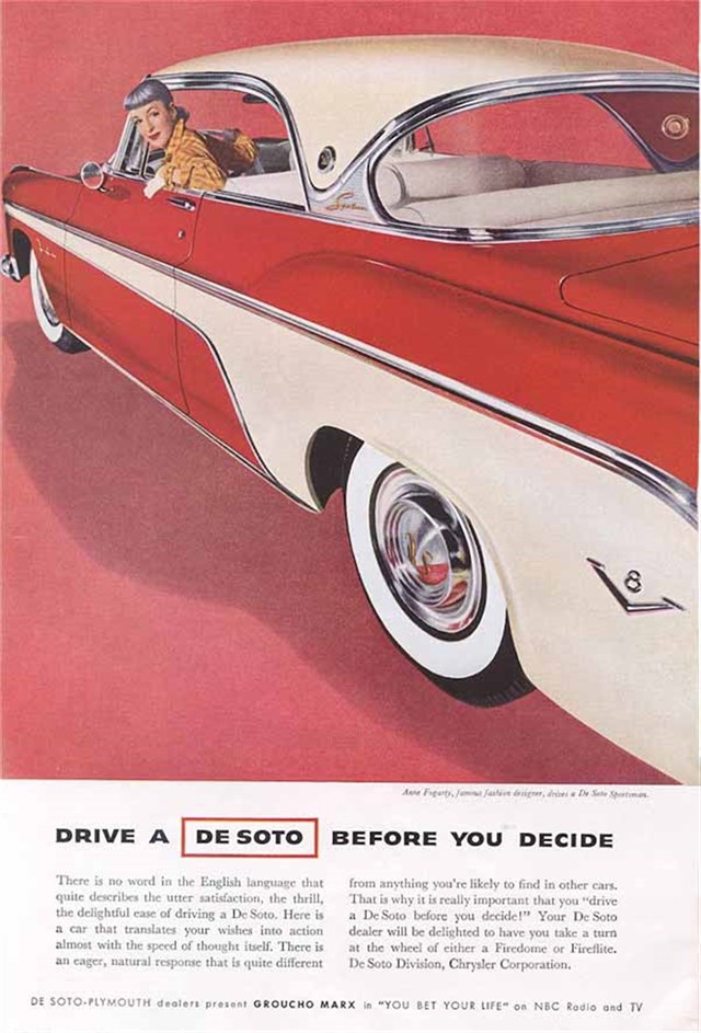 Advertising of DeSoto Sportsman 1955 #404