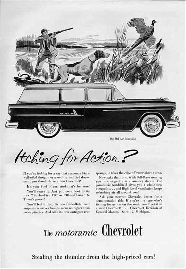 Chevrolet Station Wagon 1955 #109 publicidad impresa