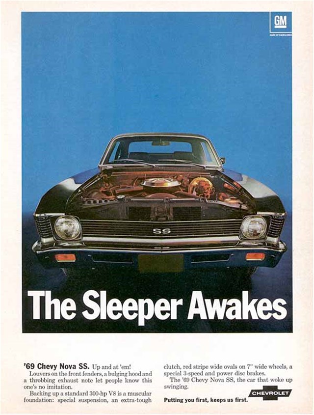 Chevrolet Chevy Nova 1969 #818 publicidad impresa