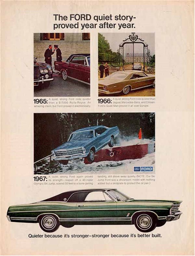 Ford Galaxie 1967 #1018 publicidad impresa