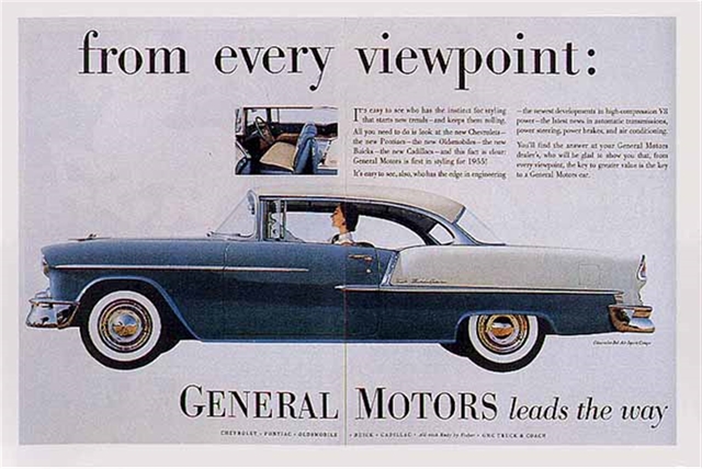Chevrolet Bel Air 1955 #111 publicidad impresa