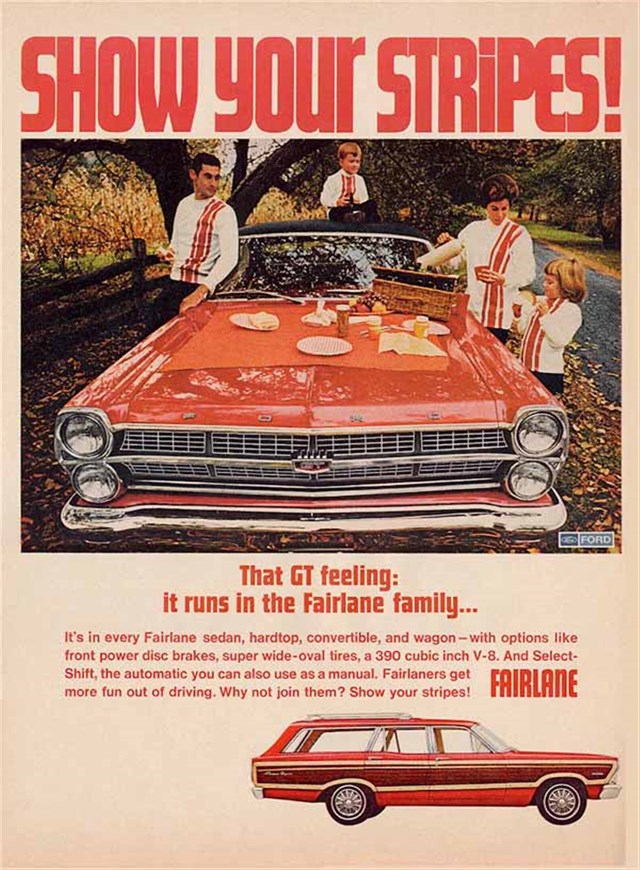 Ford Fairlane 1967 #1019 publicidad impresa