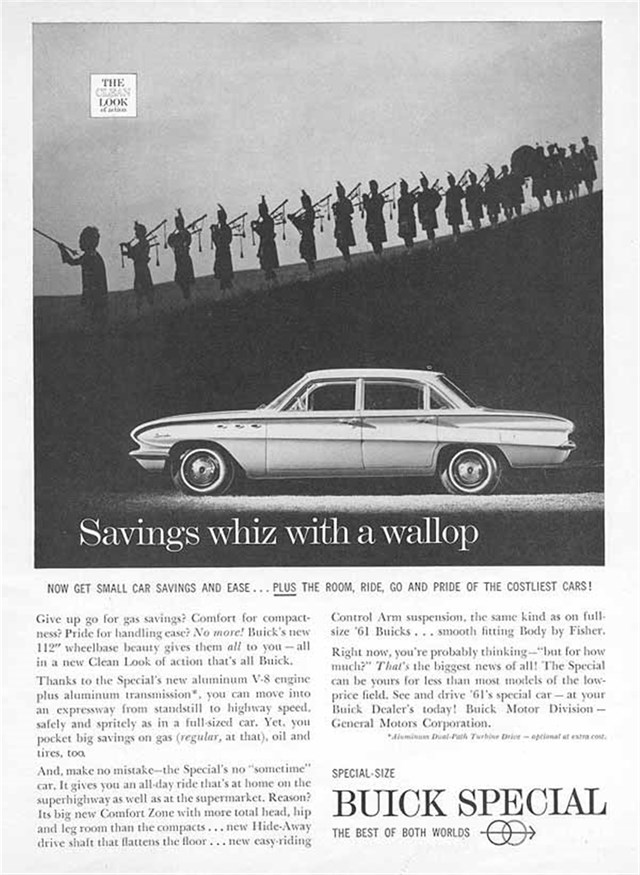 Buick Special 1961 #538 publicidad impresa