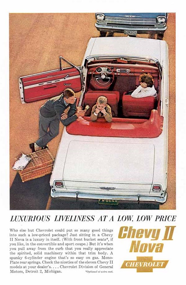 Chevrolet Chevy Nova 1962 #620 publicidad impresa
