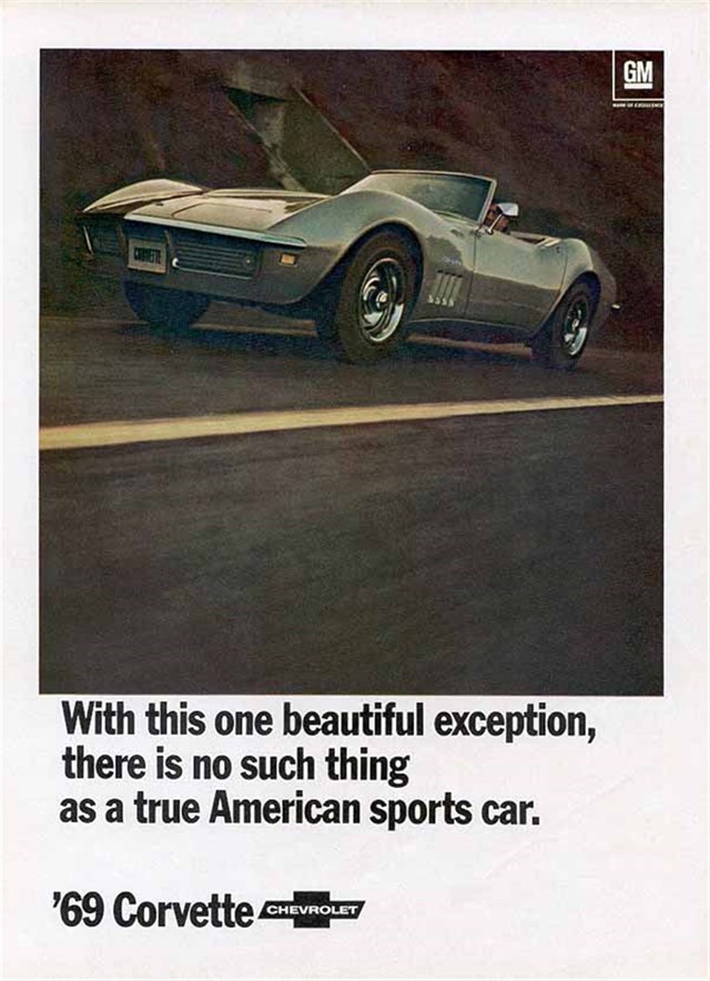 Advertising of Chevrolet Corvette 1969 #820