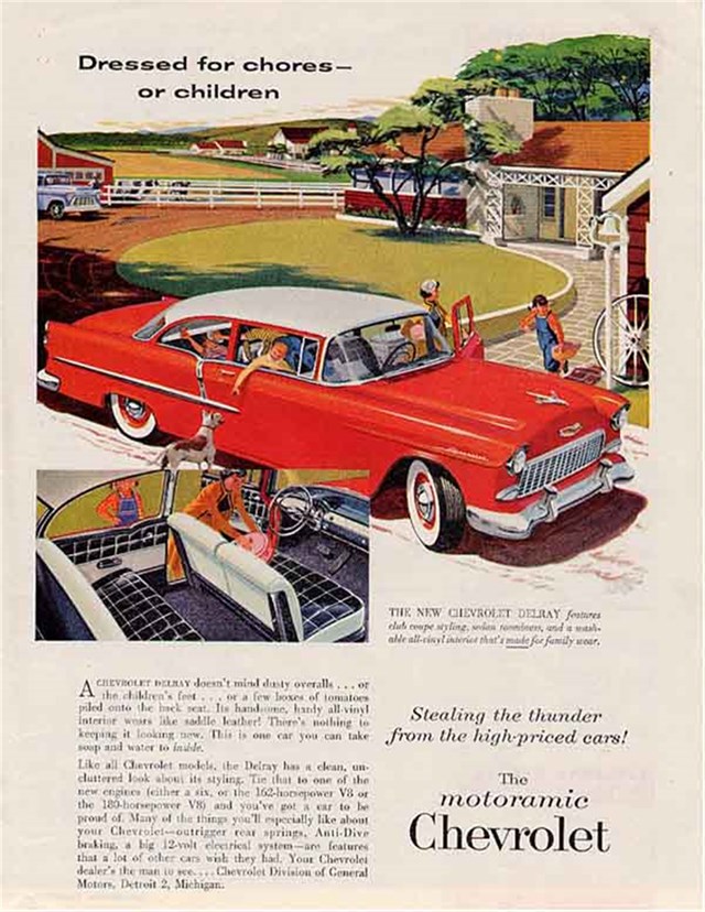 Chevrolet 210 1955 #113 publicidad impresa