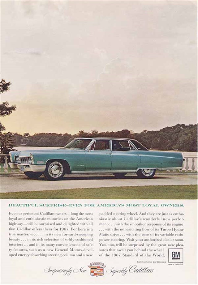 Cadillac Fleetwood 1967 #1021 publicidad impresa