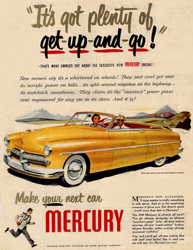 Advertising of Mercury Varios 1949 #1226